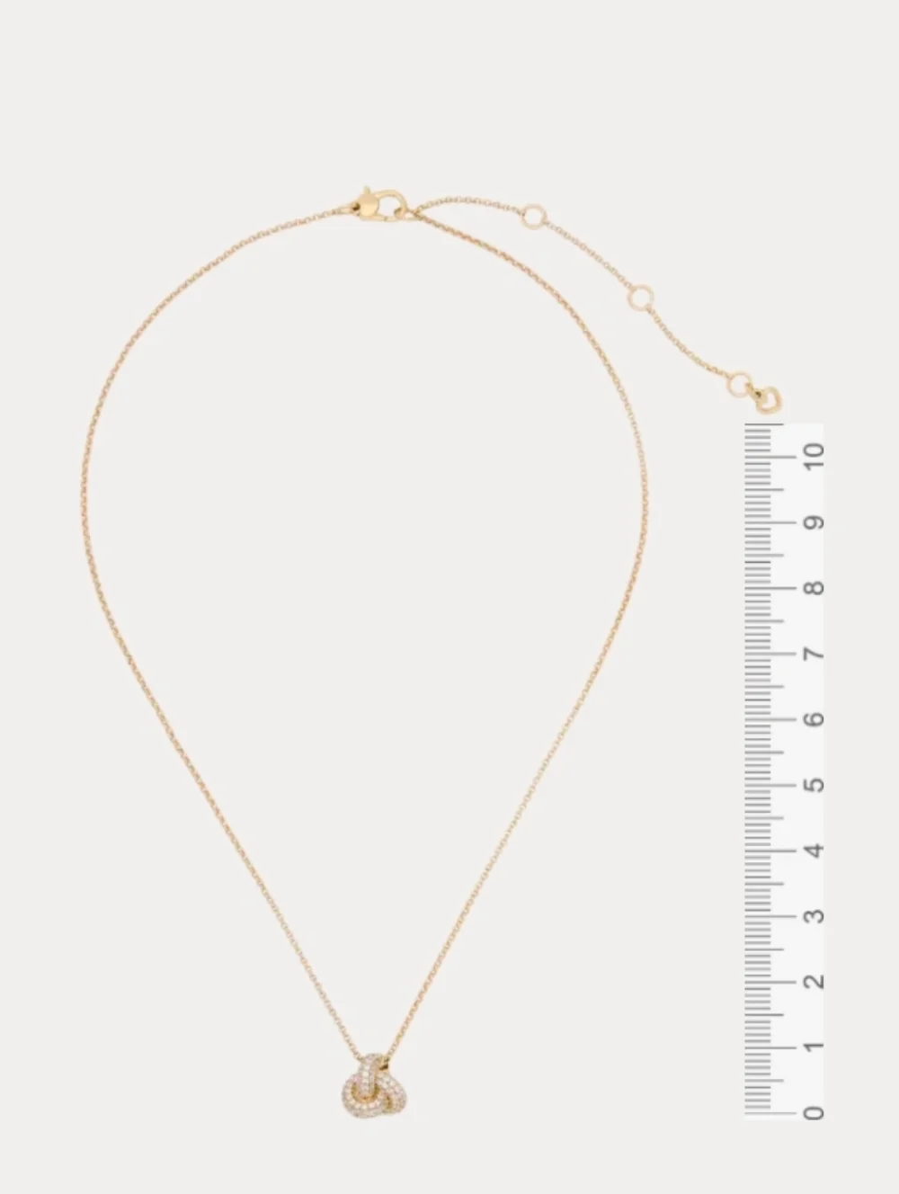 New kate spade Gold Knot Pendant Necklace
